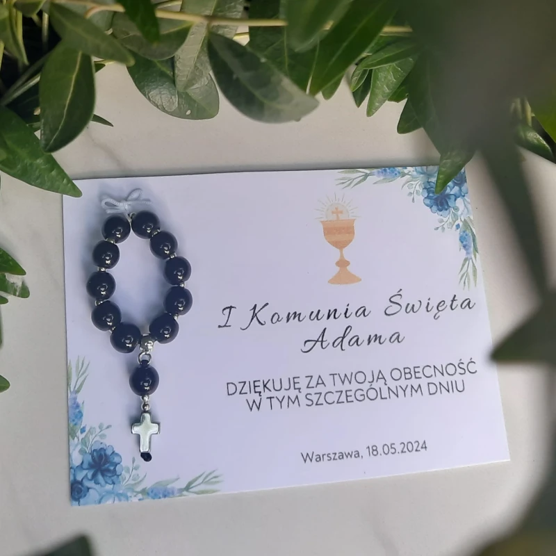 Podziękowanie dla gości I Komunii Świętej
