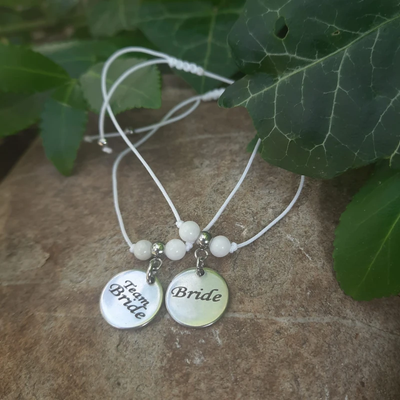 Bransoletka TEAM BRIDE - regulowana bransoletka na wieczór panieński