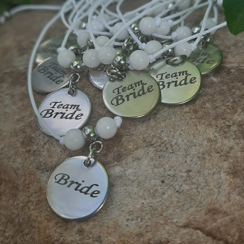 Bransoletka TEAM BRIDE - regulowana bransoletka na wieczór panieński