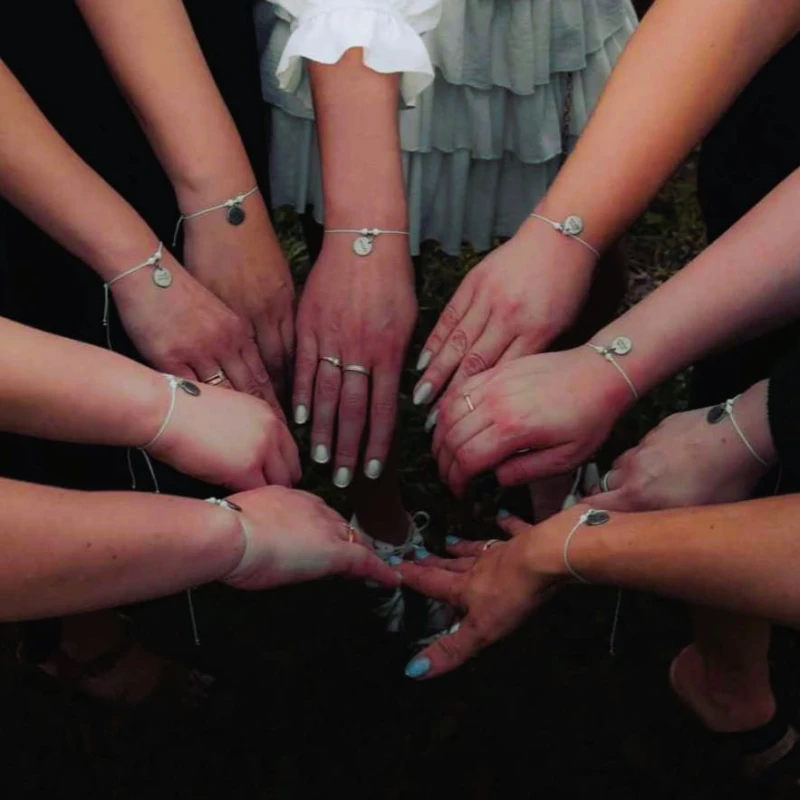 Bransoletki TEAM BRIDE - personalizowane bransoletki na wieczór panieński.
